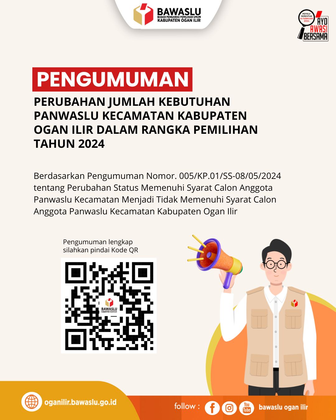 Pengumuman Perubahan