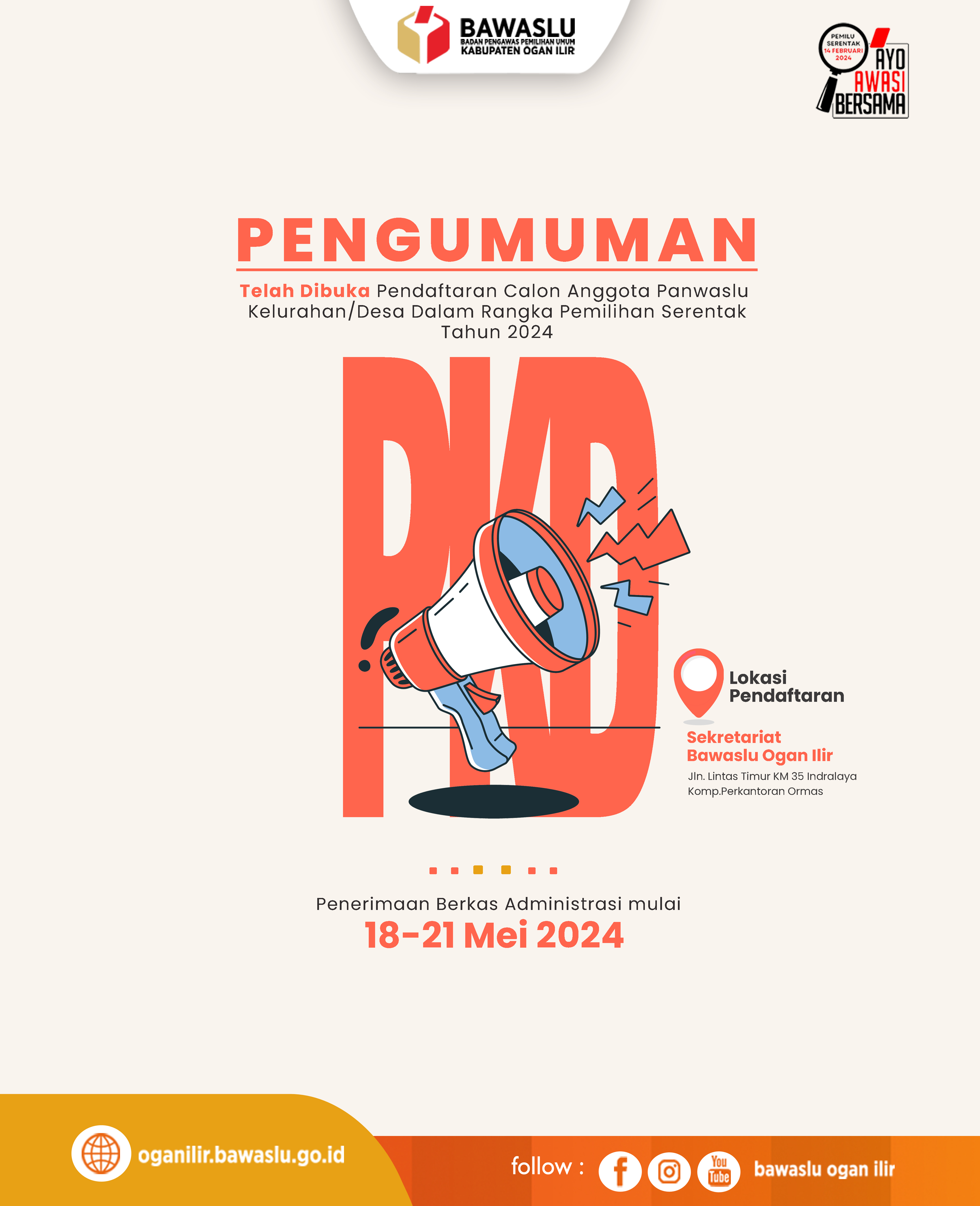 Pengumuman seleksi PKD