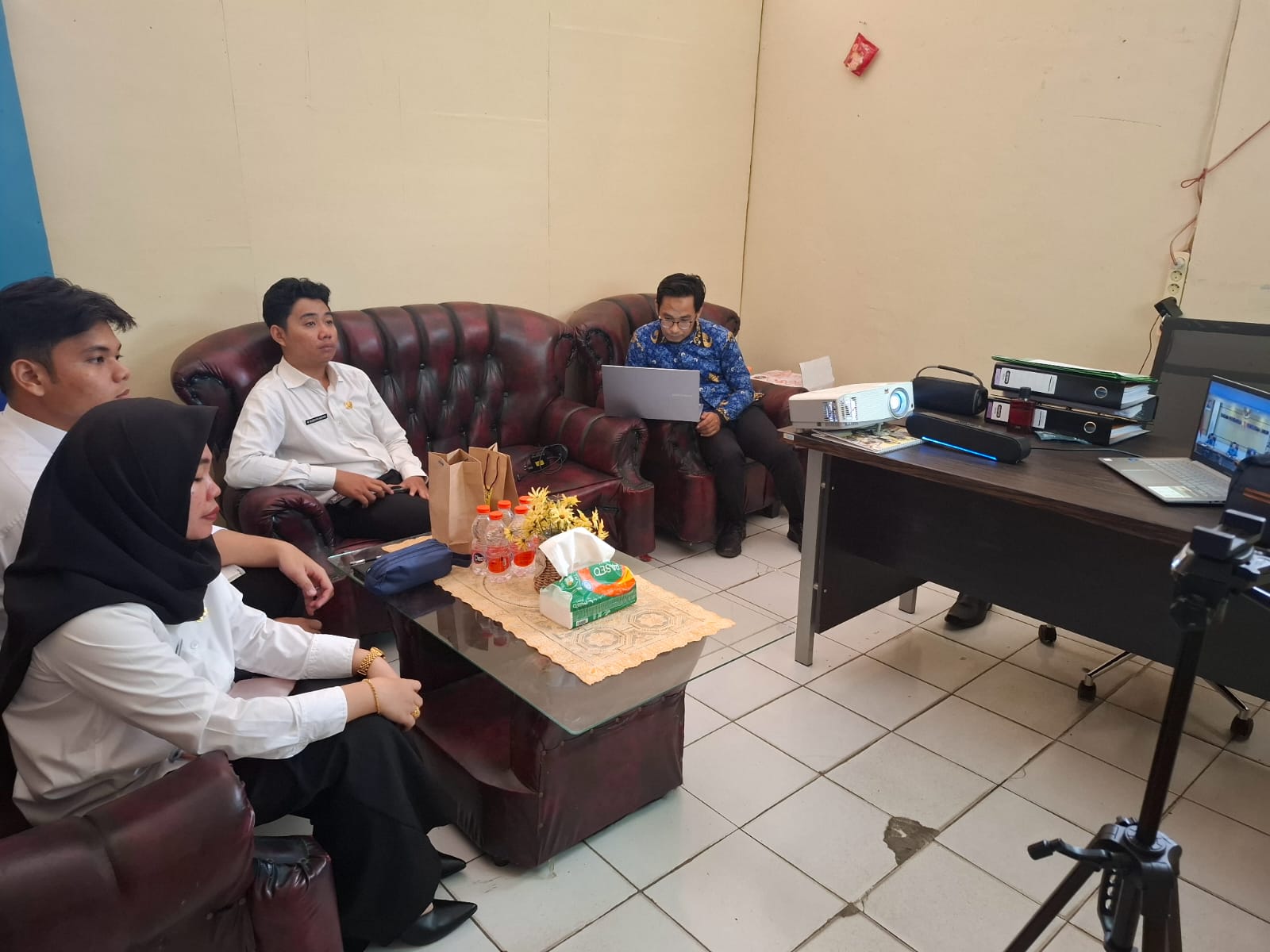 CPNS Bawaslu Ogan Ilir Ikuti Pengarahan dari Bawaslu RI