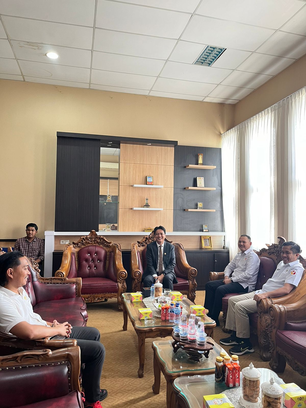 bawaslu ogan ilir audinsi ke ketua DPRD Ogan ilir