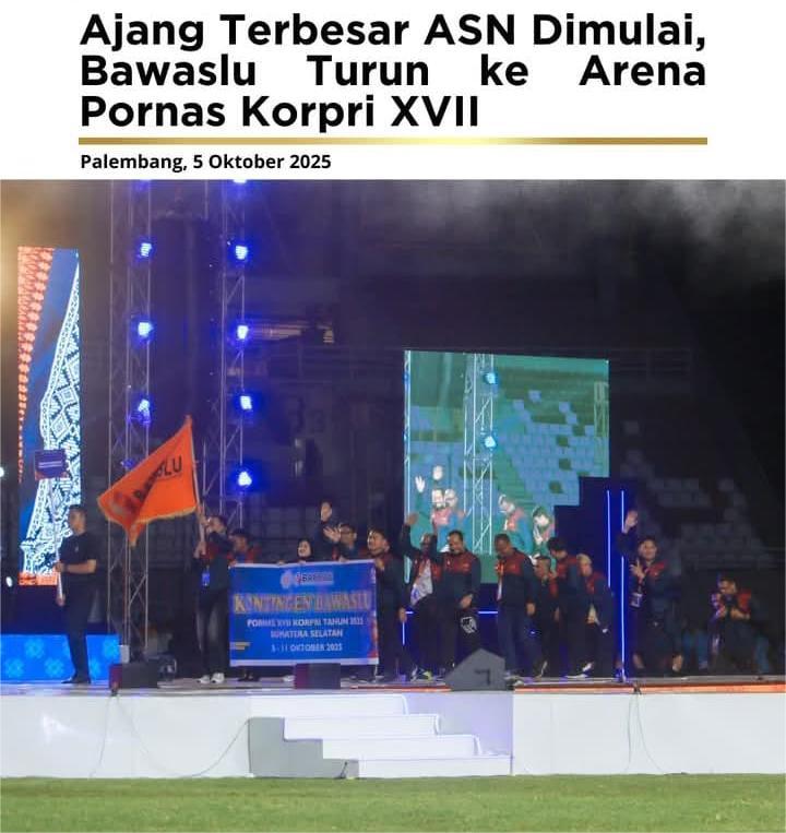 Bawaslu turun ke arena pornas korpri