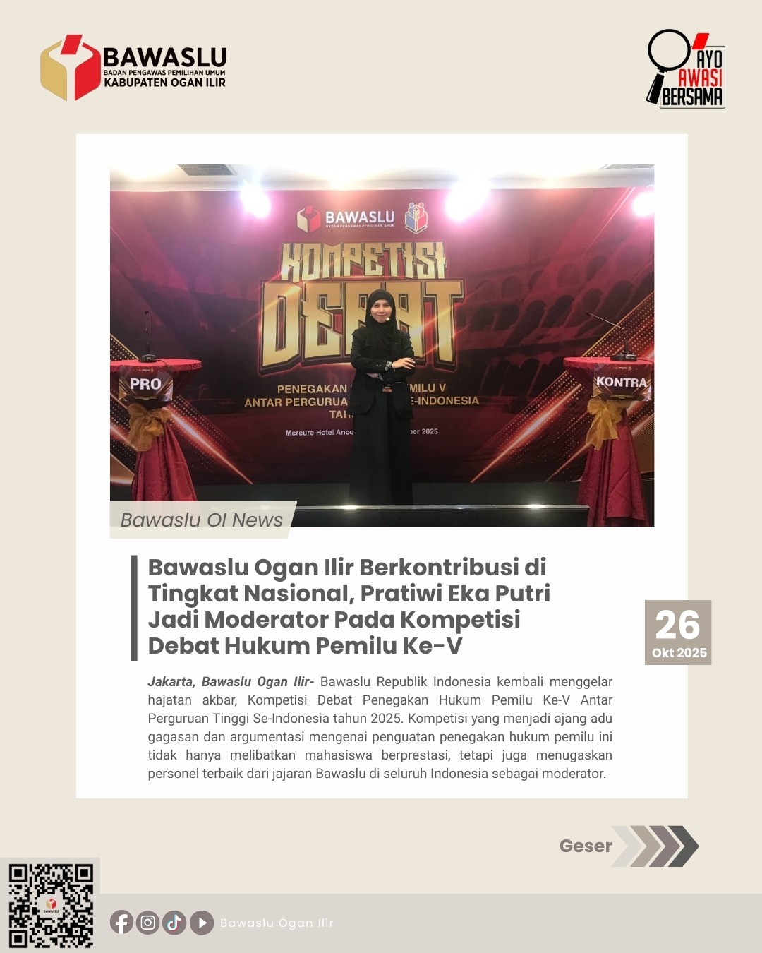 kompotisi debat antar perguruan tinggi se indonesia