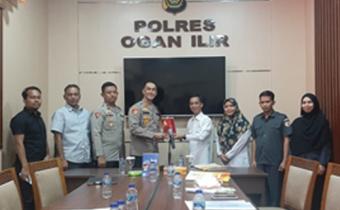 Segera Bentuk Sentra Gakkumdu, Bawaslu Ogan Ilir Datangi Polres Ogan Ilir