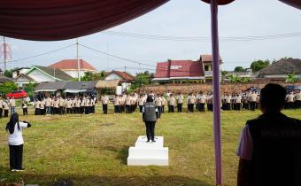 Apel Siaga Patroli Pengawasan Bawaslu Ogan Ilir